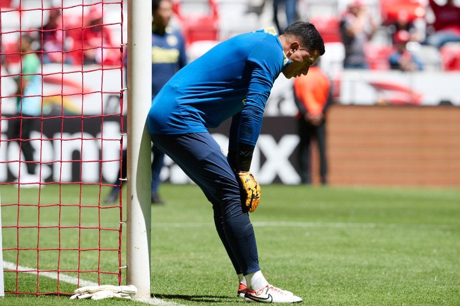 Luis Malagón salió ante Toluca por lesión