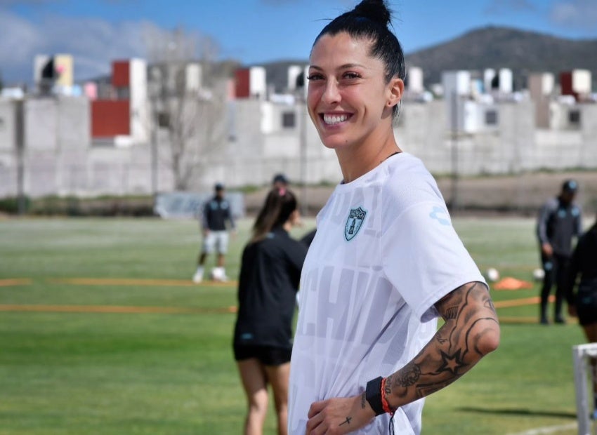 Entrenando con Pachuca