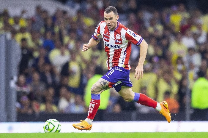 Leonardo Bonatini en un partido de Atlético de San Luis