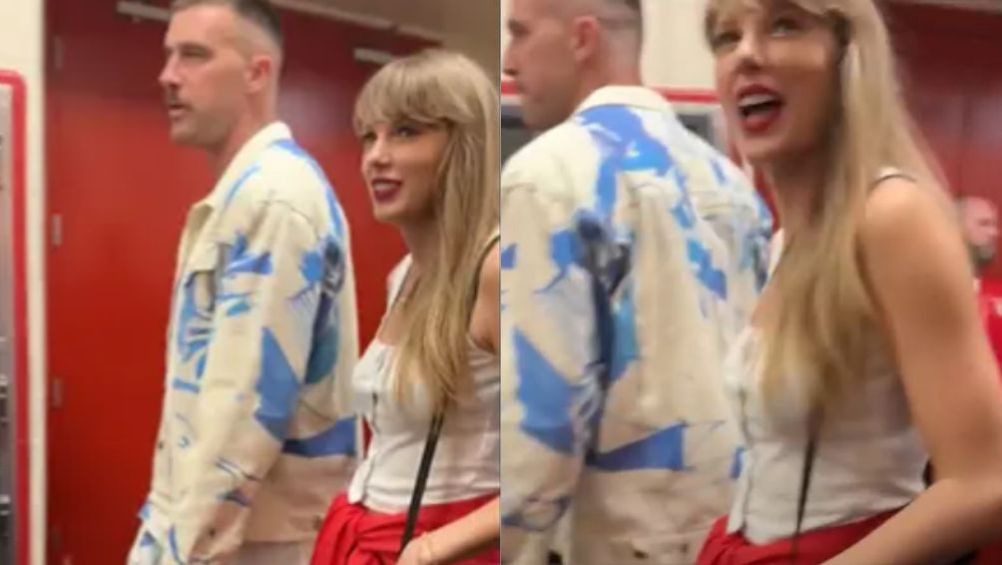 Se agota la chaqueta vaquera '1989' de Travis Kelce por el spot de Taylor  Swift