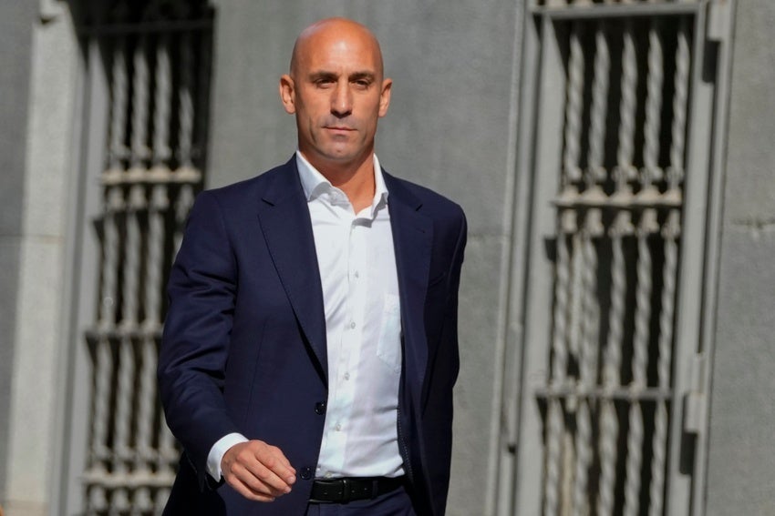 Rubiales fue separado de su cargo en la RFEF