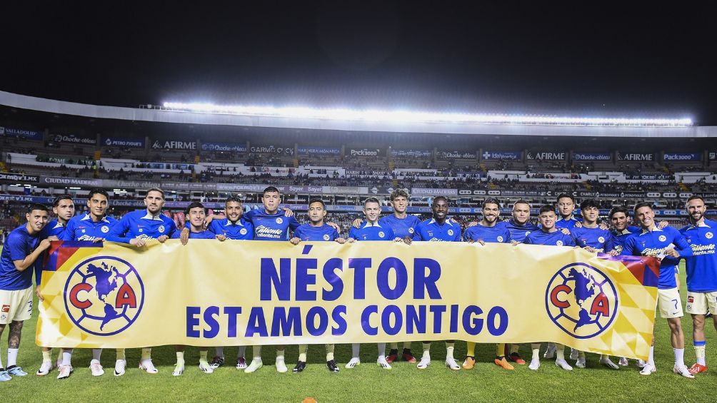 Los compañeros de Nestor le desean una pronta recuperación