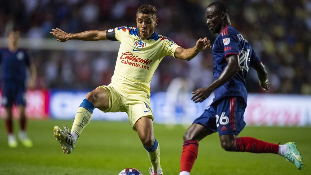 Dos Santos en un partido de Leagues Cup