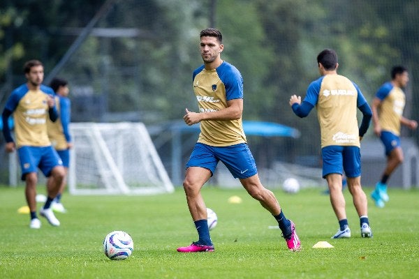 Magallán en un entrenamiento