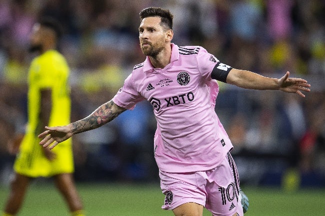 Lionel Messi en la Final de la Leagues Cup