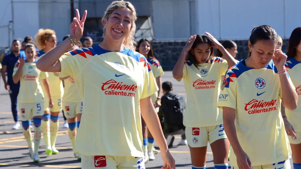 América Femenil previo a la foto