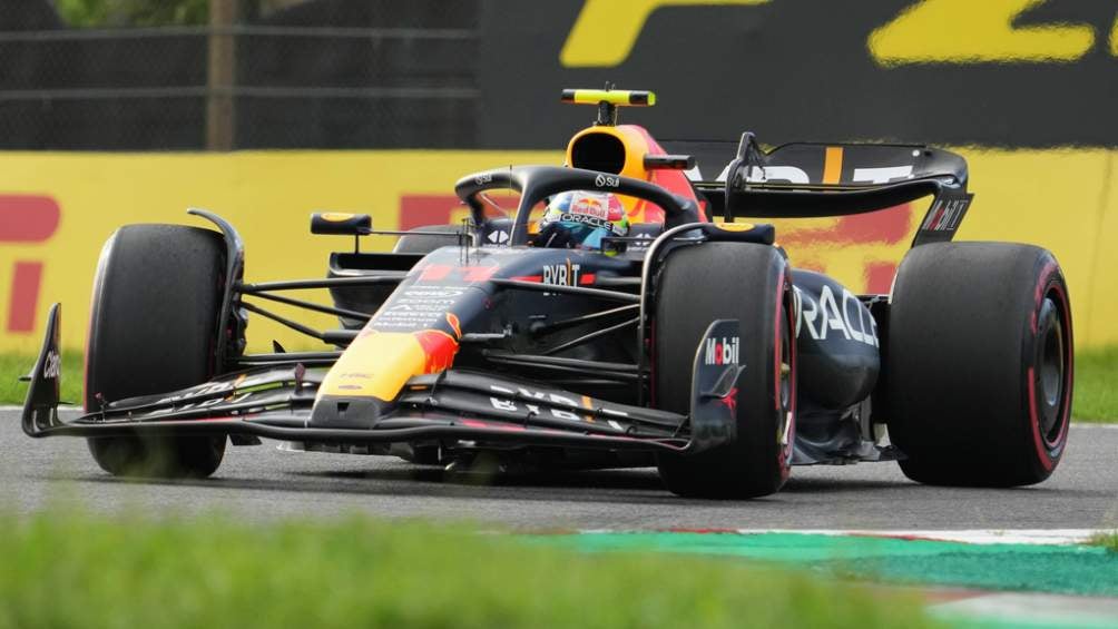 'Checo' Pérez durante las prácticas del GP de Japón 2023