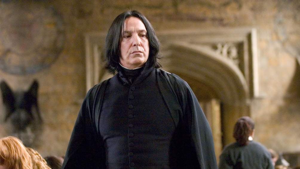 Alan Rickman hizo una gran interpretación como Severus Snape