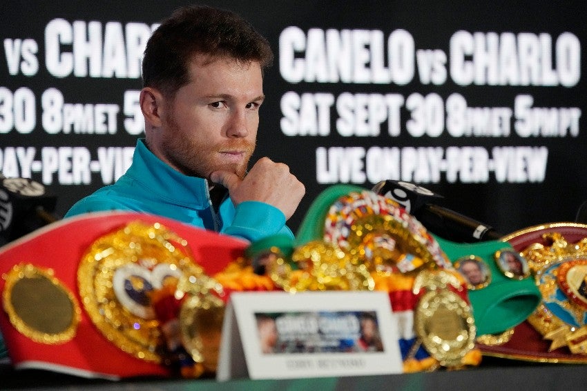 Canelo Álvarez previo a enfrentar a Jermell Charlo