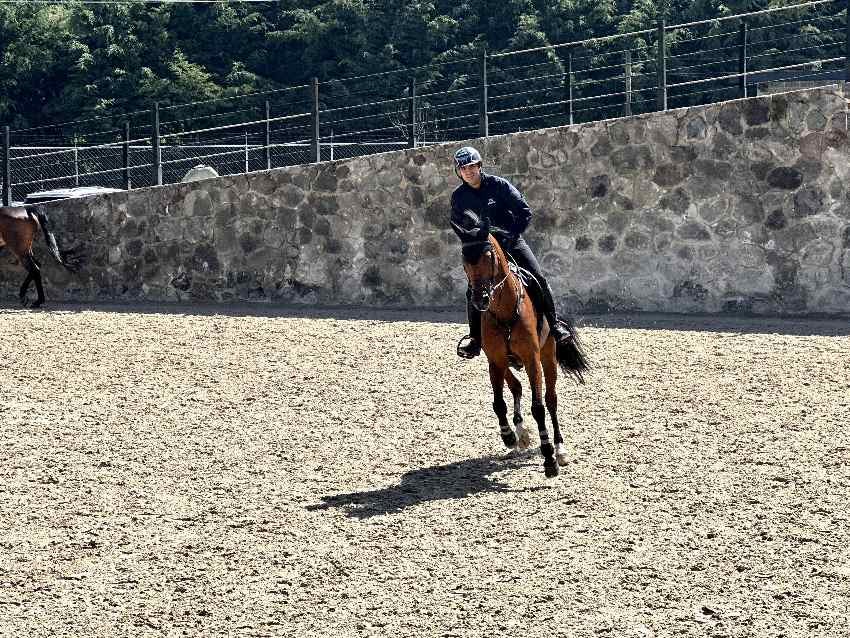 Nicolás Pizarro en entrenamiento