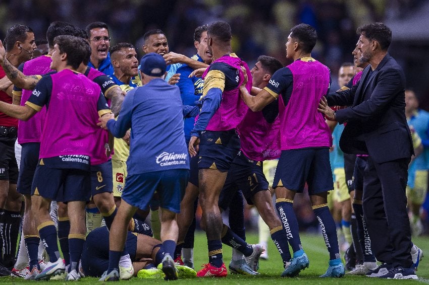 Conato de bronca entre América y Pumas