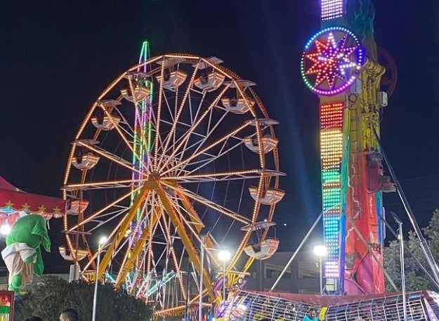 La rueda de la fortuna en la Feria de Tijuana