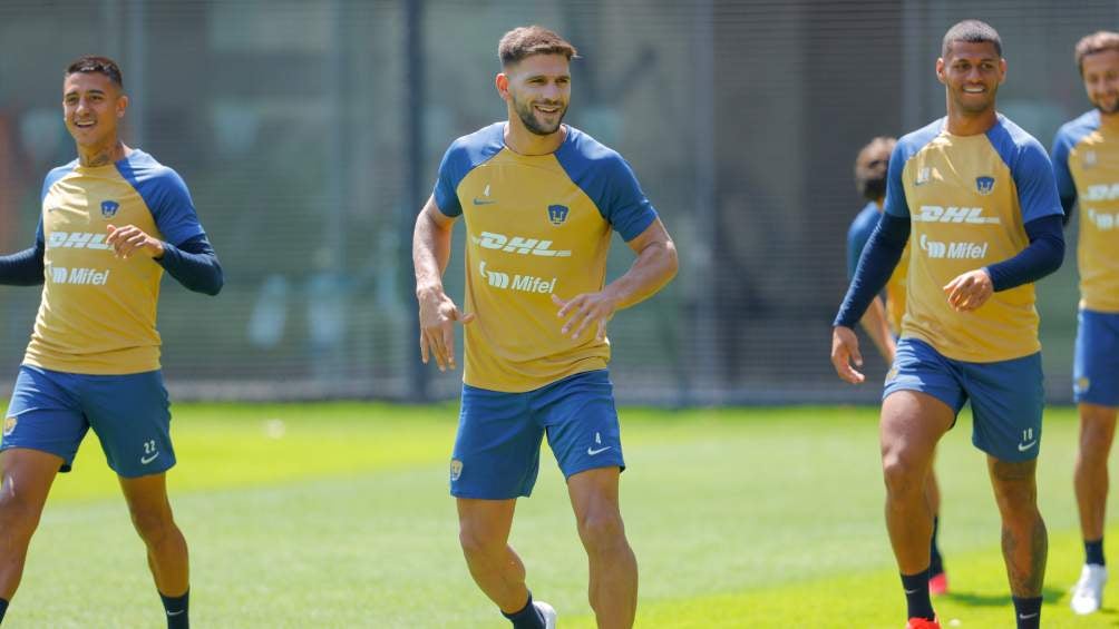 El entrenamiento de Pumas previo al Clásico Capitalino