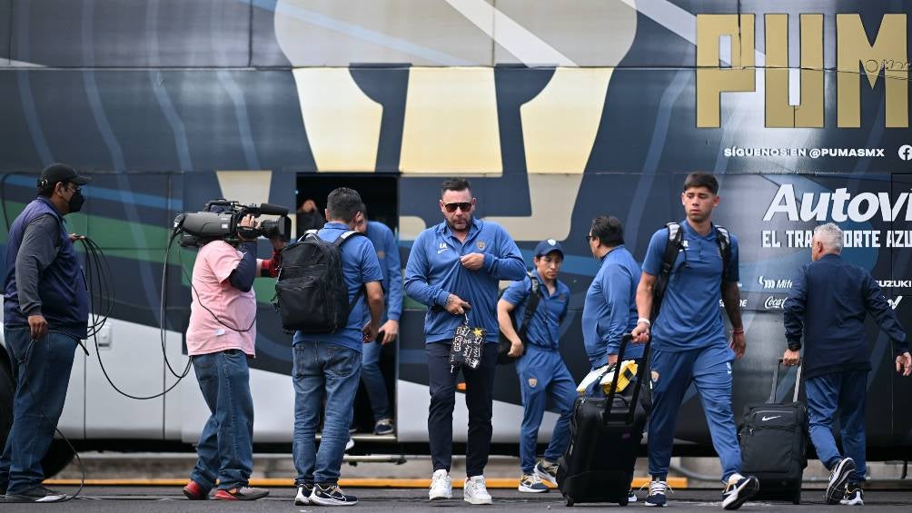 Pumas ya llegó al Estadio Azteca