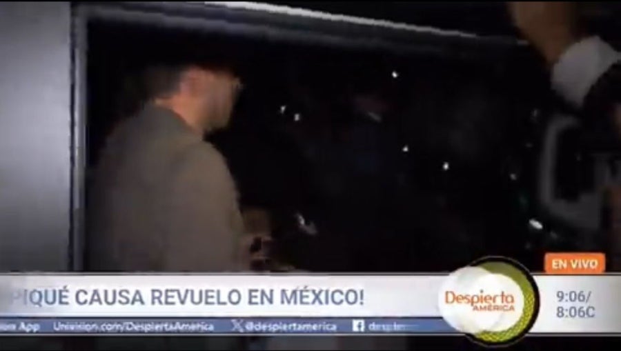 Gerard Piqué fue increpado por una periodista en México