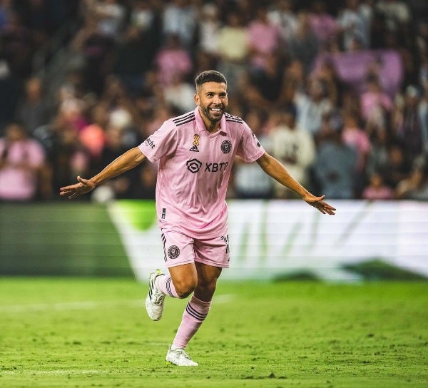 Jordi Alba jugando con el Inter Miami 