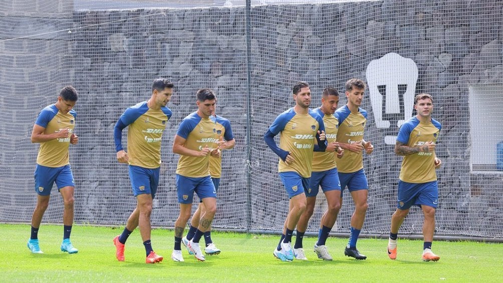 Entrenamiento de los Pumas 