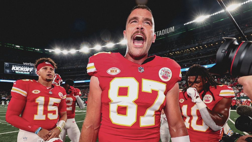 Travis Kelce previo al juego ante los NY Jets