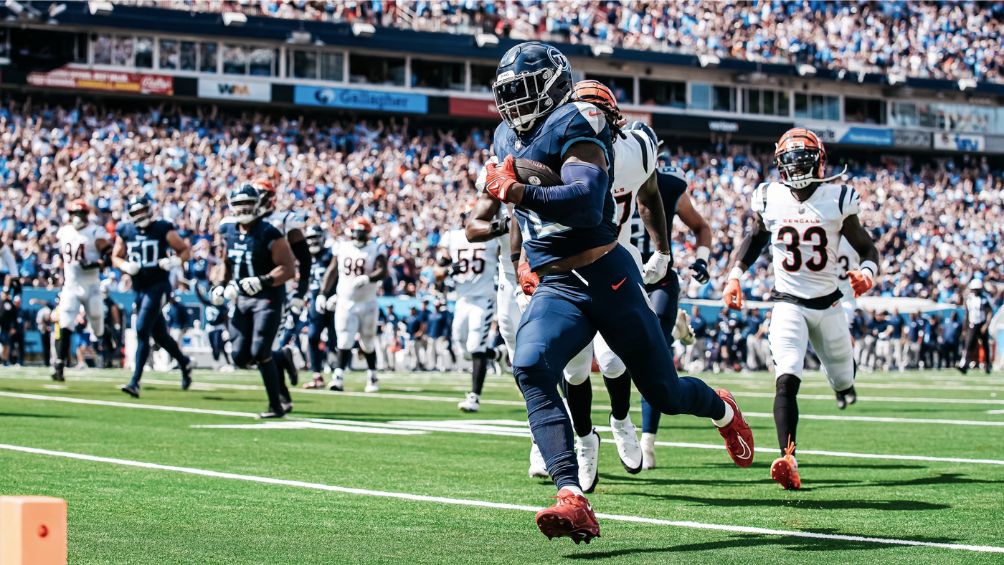 Henry durante el juego ante Bengals