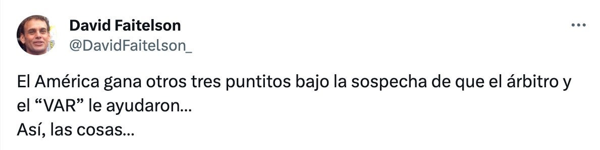 Faitelson critica triunfo de América