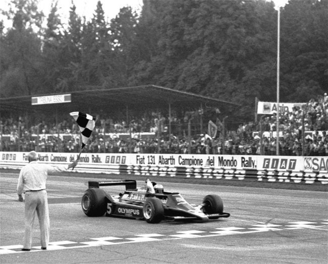 Mario Andretti durante el GP de Monza en 1978