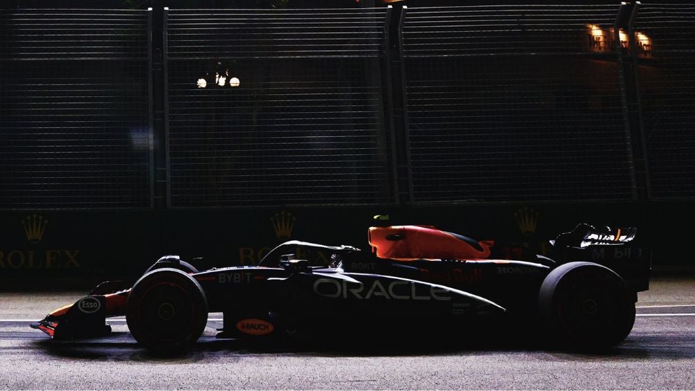 El RB19 de Checo Pérez en Singapur