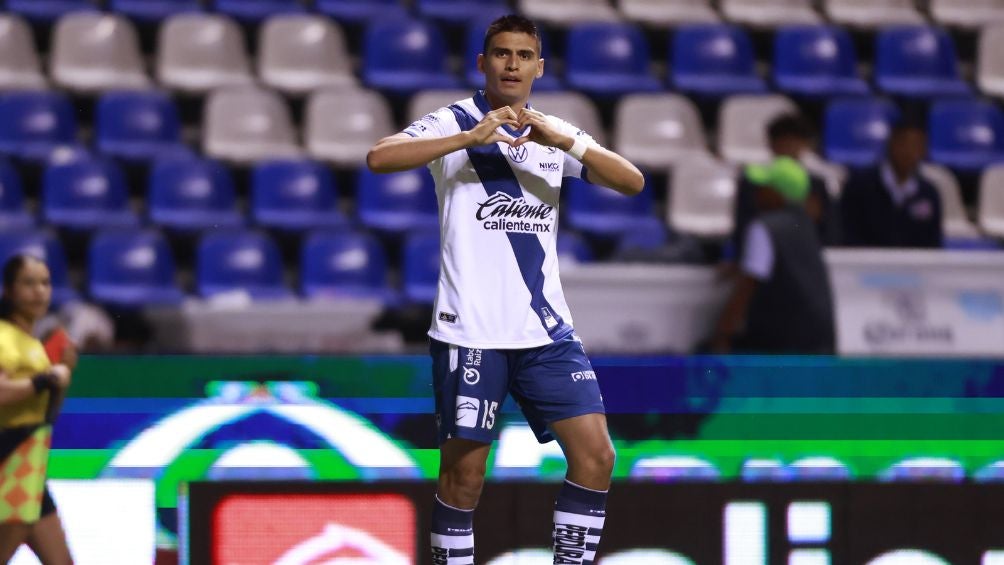 Martínez celebra su gol ante Rayados