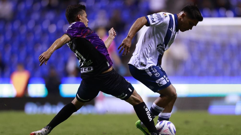 Tecatio en el partido contra Puebla