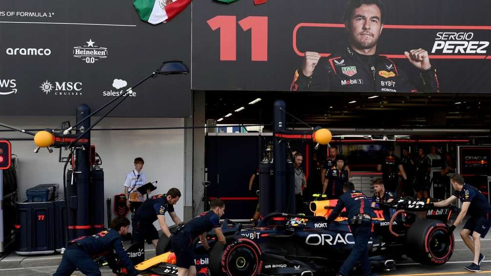 Checo Pérez durante el pasado Gran Premio de Japón