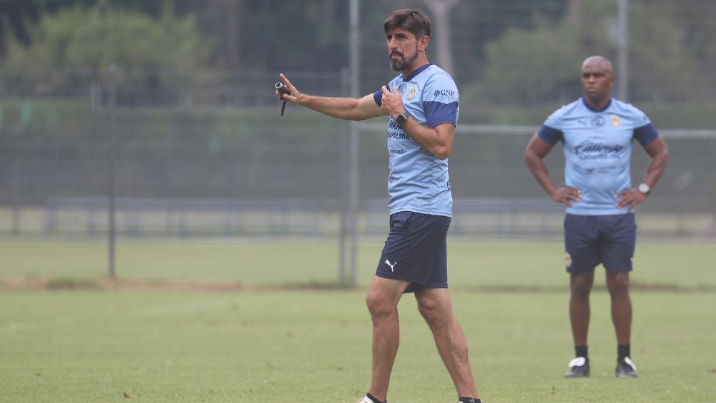 Paunovic en el entrenamiento de este miércoles