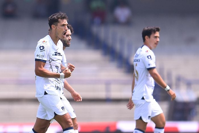 Juan Ignacio Dinenno volvió al XI titular de Pumas