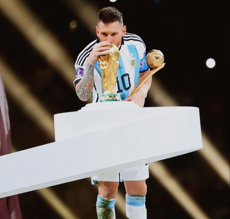 Leo Messi, Campeón del Mundo con Argentina en Qatar 2022