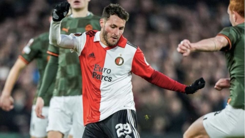 Giménez durante un partido de la Eredivisie