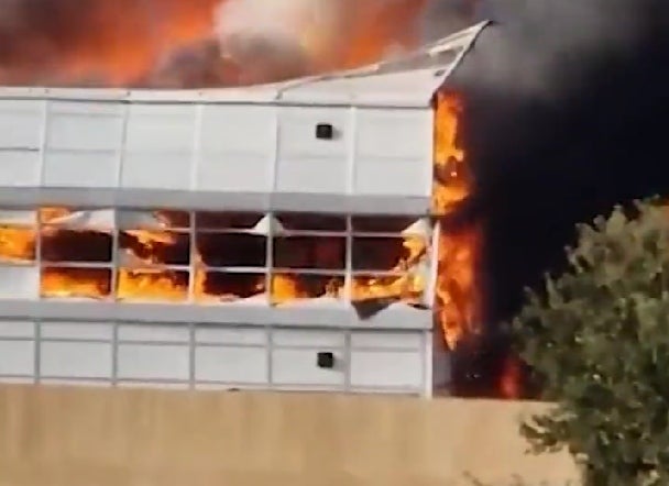 Campo de golf sufrió un incendio 