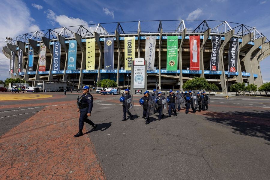 Habrá 2,300 elementos de seguridad en el Estadio Azteca