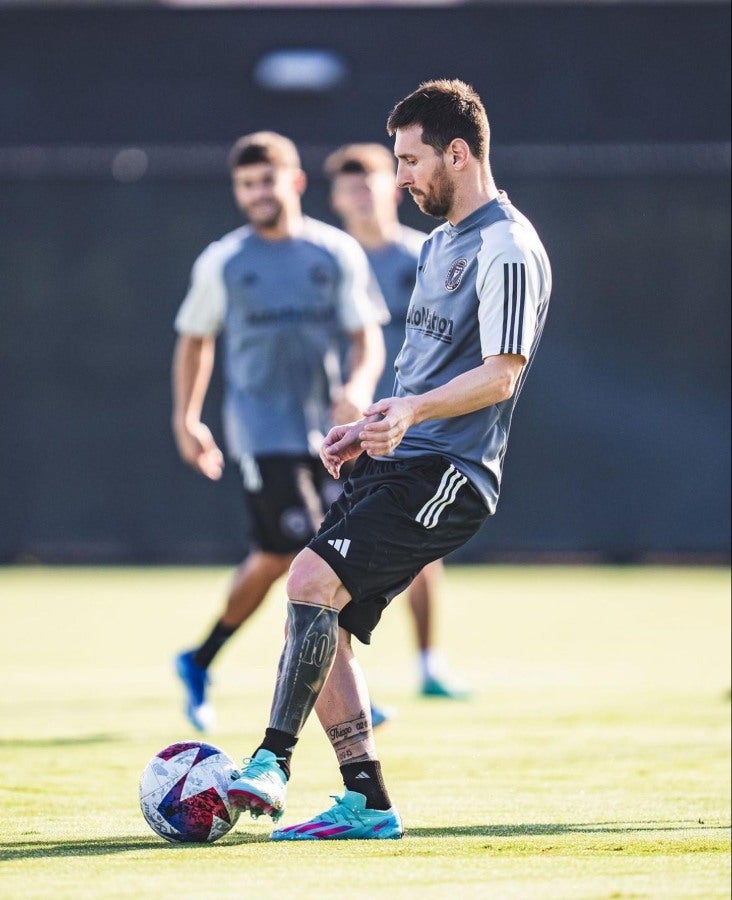 Leo Messi regresó a los entrenamientos con el Inter Miami