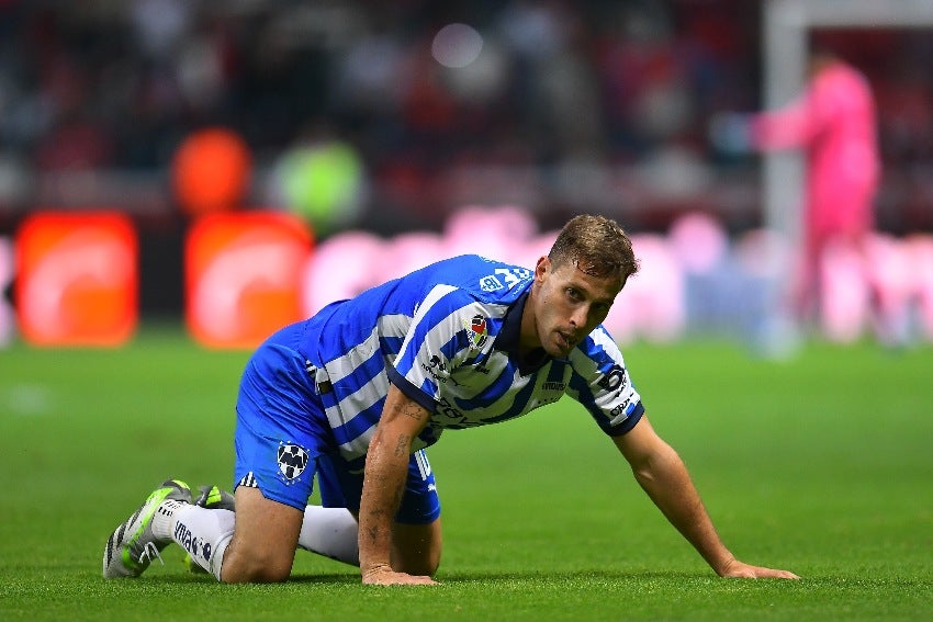 Canales en un partido de Rayados