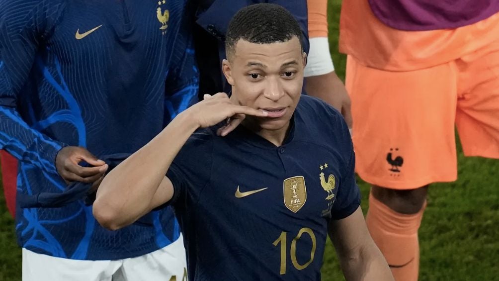 Kylian tras una victoria en Qatar 2022