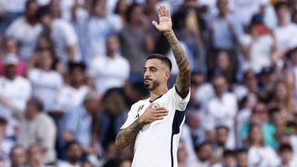 Joselu celebra el cuarto gol del partido