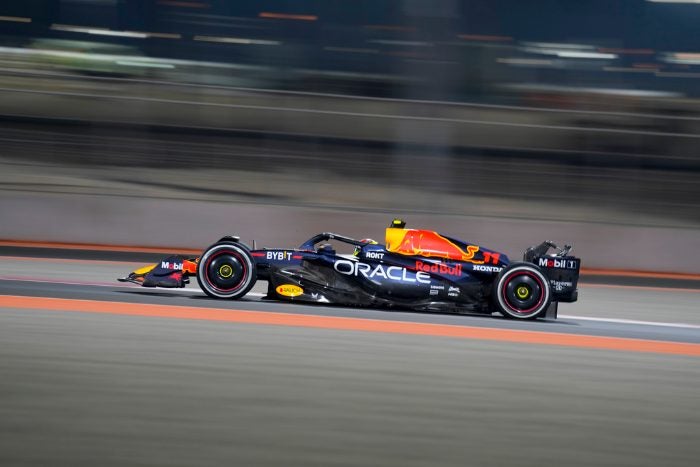 Checo Pérez en el GP de Qatar