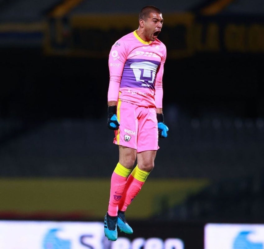 González en su torneo con Pumas