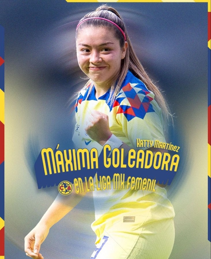 Katy Martínez, máxima goleadora de la Liga MX Femenil