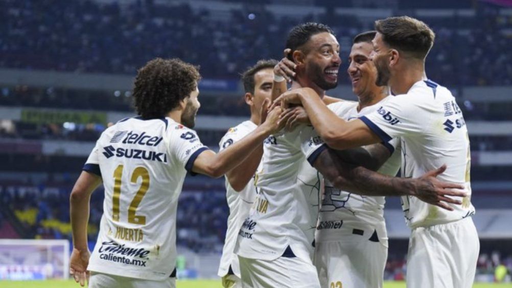 Pumas rompió una racha de casi tres años de no vencer a Cruz Azul en el Azteca