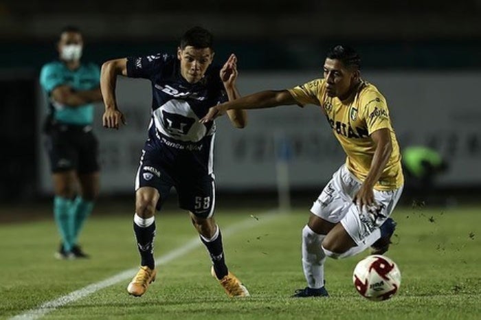 Mauricio durante su paso por Pumas Tabasco 