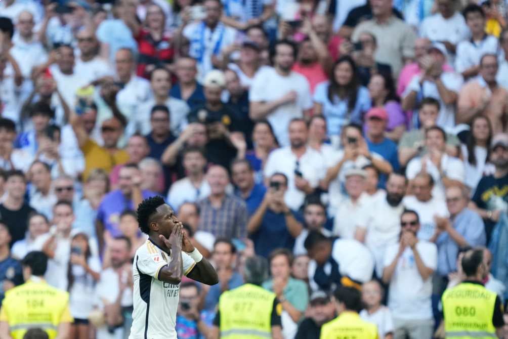 Así celebró Vinicus Jr. su gol ante el Osasun