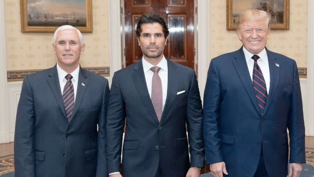 El actor junto a Donald Trump