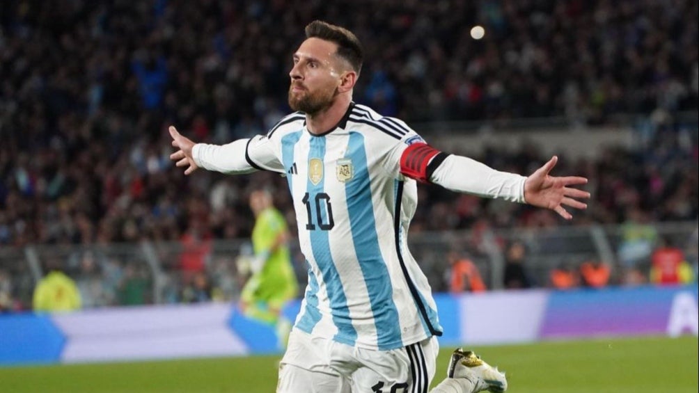 Leo Messi con la Selección Argentina