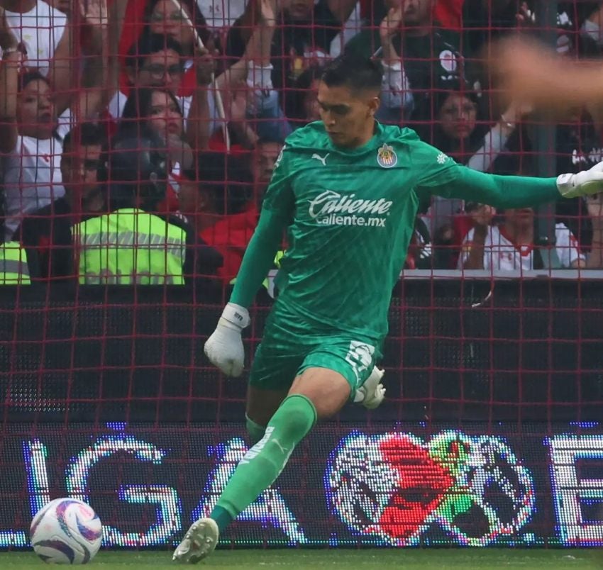 Rangel en partido frente a Toluca 