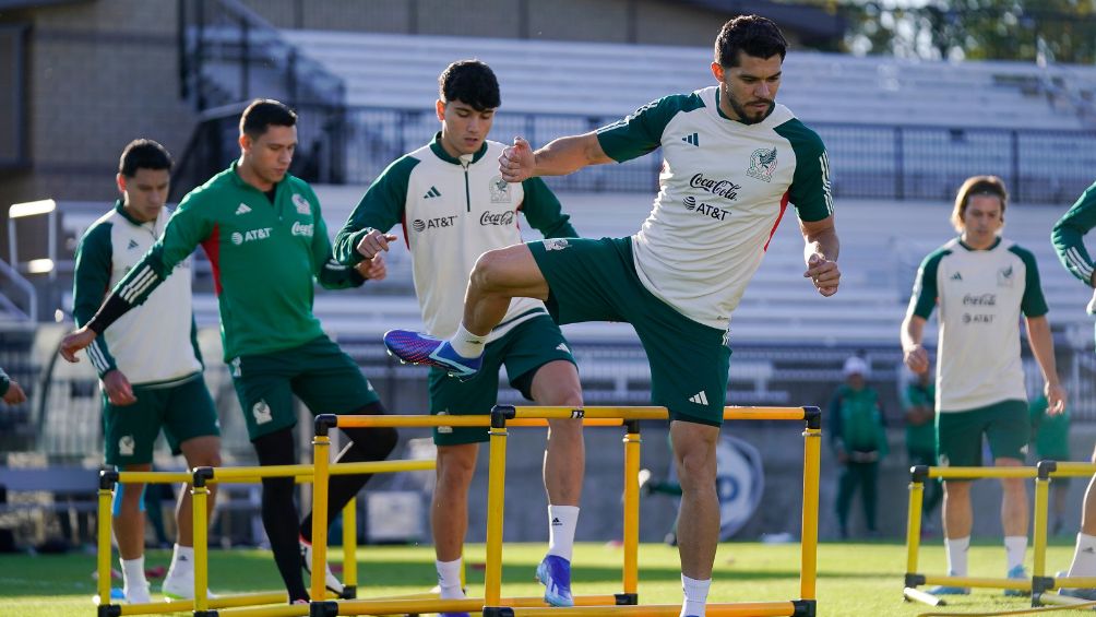 Los jugadores de la Liga MX durante un entrenamiento