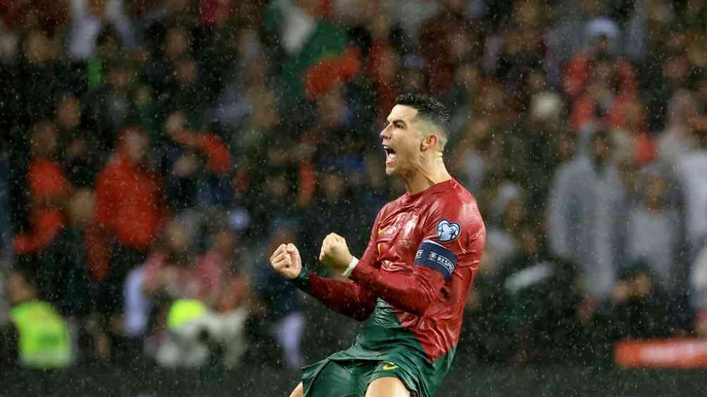 El capitán portugués celebra uno de sus goles